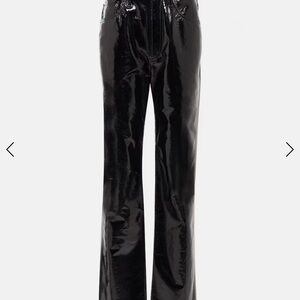 AGOLDE Recycled Leather 90's Pinch Waist Pants